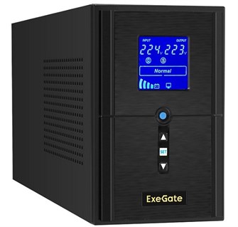 Источник бесперебойного питания  Exegate SineTower SZ-1500.LCD.AVR.2SH.1C13.USB 225553