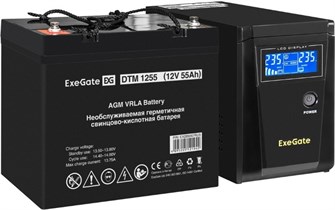 Комплект  Exegate SineTower SZ-600.LCD.AVR.1SH 225666