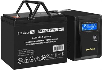 Комплект  Exegate SineTower SZ-600.LCD.AVR.1SH 225709