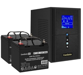Комплект  Exegate SineTower SZ-1500.LCD.AVR.2SH.1C13.USB 225787