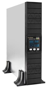 Источник бесперебойного питания  Exegate PowerExpert ULS-1000.LCD.AVR.1SH.2C13.USB.RS232.SNMP.2U 225789