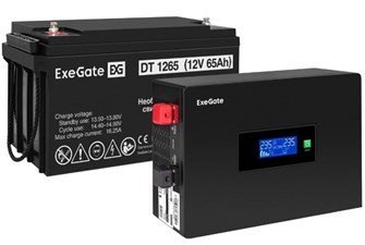 Комплект  Exegate IdealSine SR-1000.LCD.2SH 225817
