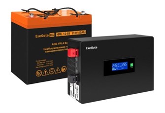 Комплект  Exegate IdealSine SR-1000.LCD.2SH 225824