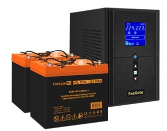 Комплект  Exegate SineTower SZ-1000.LCD.AVR.2SH.1C13.USB 225910