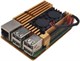 Корпус для одноплатного компьютера ACD Gold Metal Aluminum Case with Double Fans for Raspberry Pi 4B (RA504) 127339