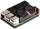 Корпус для одноплатного компьютера ACD Black Metal Aluminum Case with Double Fans for Raspberry Pi 4B (RA503) 127330