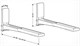 Кронштейн для микроволновой печи Holder MWS-2003 White 126418