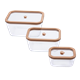 Вакуумные контейнеры Status Viva set 4 Salmon 126400
