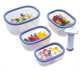 Вакуумные контейнеры Status Fresko set 5 Lilac 126391