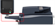 Крепление панели управления Xerox 497K22590 115435