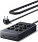 Сетевой удлинитель UGREEN S622 Black (75141) 110212