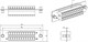 Оптический бокс Hyperline FO-19V-2U-6xSLT-W130H30-48UN-BK 139324