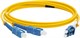 Патч-корд Hyperline FC-D2-9-LC/UR-SC/UR-H-1M-LSZH-YL, 1м 134434