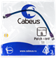 Патч-корд Cabeus PC-SSTP-RJ45-Cat.8-0.3m-LSZH, 0.3м 132600
