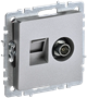 Розетка RJ-45/TV IEK BRITE BR-AK20-1-K10 137933