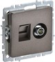 Розетка RJ-45/TV IEK BRITE BR-AK20-1-K45 137935