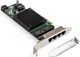 Сетевая карта ExeGate EXE-I350-T4V2-PoE 147802