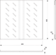 Полка для шкафа/стойки Cabeus SH-J018-FC-800m-100KG 144298