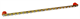 Шина заземления Lanmaster TWT-EBARH-1U-15X3/20 143189