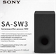 Сабвуфер Sony SA-SW3 Black 143298