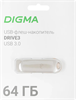 USB Flash накопитель 64GB Digma DRIVE3 (DGFUM064A30SR) 504431