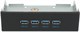 Передняя панель портов Gembird FP5.25-USB3-4A 514614