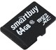 Карта памяти 64GB MicroSD SmartBuy + SD адаптер (SB64GBSDCL10-01) 503801