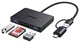 Кардридер UGREEN 4-in-1 Multi Function Card Reader Black (45167) 505418