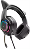 Гарнитура HOCO W107 Cute Cat Black 500562