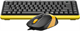 Клавиатура + мышь A4Tech Fstyler F1110 Bumblebee 518600