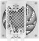 Кронштейн для вентилятора Silverstone FDP02 White 514560
