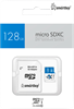 Карта памяти 128GB MicroSD SmartBuy + SD адаптер (SB128GMSDU1BLUE01) 503865