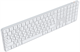 Клавиатура MeeTion K230 Silver/White 517783