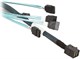 Кабель LSI Logic CBL-SFF8643-SATASB-10M (SA-F43S7PS(2)-1M-N2) 506140
