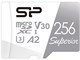 Карта памяти 256GB MicroSD Silicon Power Superio + SD адаптер SD (SP256GBSTXDA2V20SP) 503631