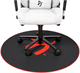 Коврик для игрового кресла Arozzi Zona Floor Pad Black/Red 503073