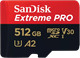 Карта памяти 512GB MicroSD SanDisk Extreme Pro + SD адаптер (SDSQXCD-512G-GN6MA) 503615