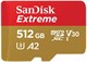 Карта памяти 512GB MicroSD SanDisk Extreme Pro + SD адаптер (SDSQXCD-512G-GN6MA) 503615