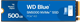 Накопитель SSD 500GB WD Blue SN5000 (WDS500G4B0E) 512609