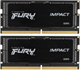 Оперативная память 32GB DDR5 6000MHz Kingston Fury Impact SO-DIMM (KF560S38IBK2-32) (2x16GB KIT) 510771