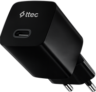 Сетевое зарядное устройство ttec SmartCharger Pro GAN 30W Black 122263