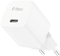 Сетевое зарядное устройство ttec SmartCharger Pro GAN 30W White 122265