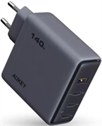 Сетевое зарядное устройство Aukey Comet Mix 140W 3C+A Gray 122030