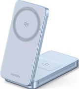 Беспроводное зарядное устройство UGREEN MagFlow 2-in-1 Magnetic Wireless Charger 25W (55963) 122010