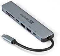 USB-концентратор ExeGate DUB-21C/PD/CR/H 502400