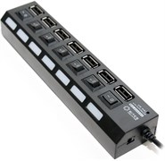 USB-концентратор 5bites HB27-203PBK Black 502342