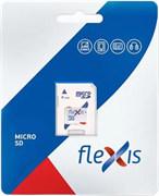 Карта памяти 64GB MicroSD Flexis + SD адаптер (FMSD064GU3A) 503778