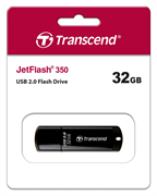 USB Flash накопитель 32GB Transcend JetFlash 350 Black (TS32GJF350) 504365