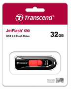 USB Flash накопитель 32GB Transcend JetFlash 590 Black (TS32GJF590K) 504367