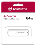 USB Flash накопитель 64GB Transcend JetFlash 730 White (TS64GJF730) 504053